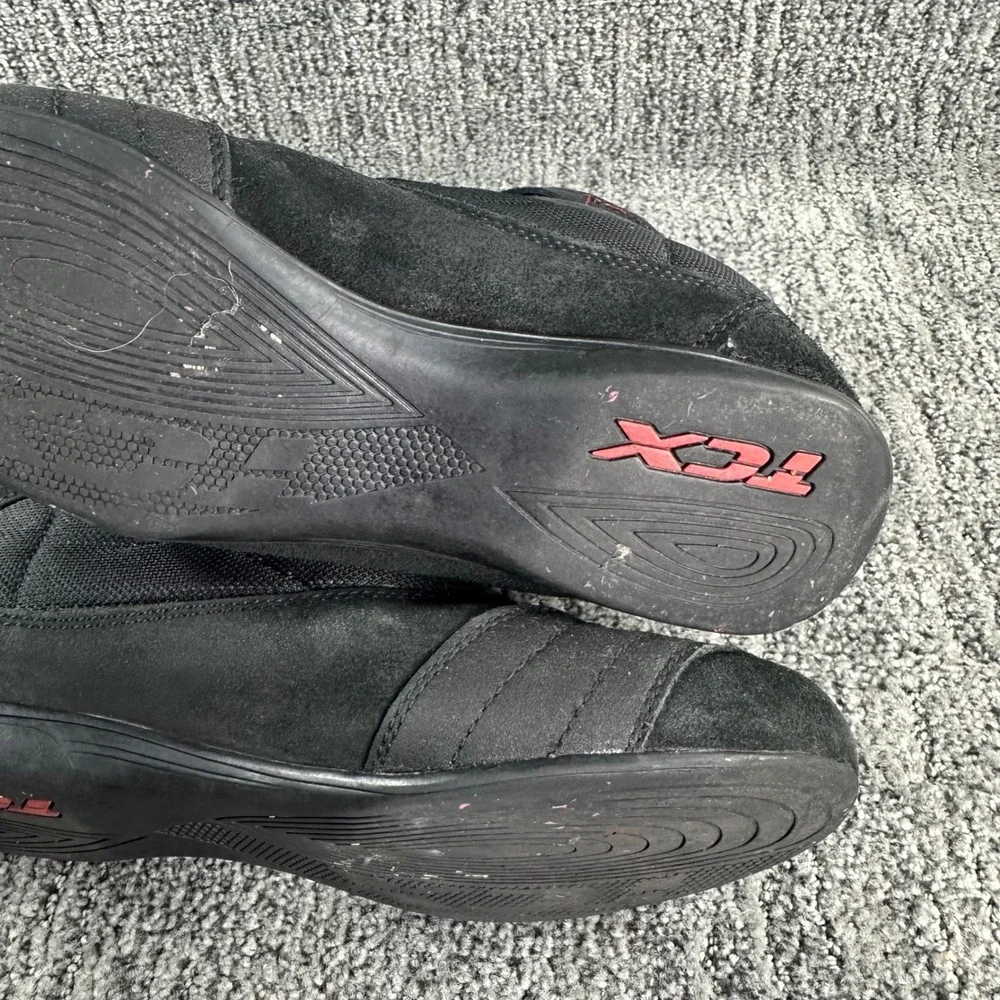 TCX Ducati Company 2 Motorcycle Riding Boots Mens Black 9 US 43 EU 6771W Suede